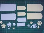 stansjes labels en bloemen, Hobby en Vrije tijd, Ophalen of Verzenden, Nieuw, Overige thema's, Overige typen