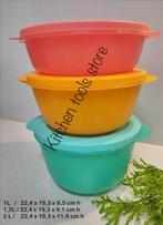 Tupperware XL Crystalwave Set groot magnetron bakjes, Ophalen of Verzenden, Nieuw, Bak of Kom