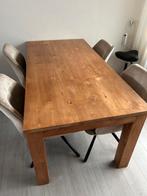 Teak houten tafel. 180x90, Huis en Inrichting, Tafels | Eettafels, Ophalen, Gebruikt, 50 tot 100 cm, Vijf personen of meer