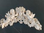 Vintage engel sculptuur -wanddecoratie-ongeveer 18 x 10 cm, Diversen, Kerst, Ophalen of Verzenden, Zo goed als nieuw