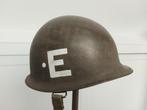 WW2 US M1 Helm, Ophalen of Verzenden, Landmacht, Amerika, Helm of Baret