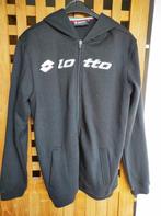 Nauwelijks gedragen zwart sweatvest van Lotto maat 176/S, Lotto, Verzenden, Zwart, Zo goed als nieuw