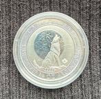 3/4 oz Wolf Moon 2017 zilveren munt Canada, Zilver, Verzenden