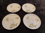 4 Limoges Oesterborden - Elegant Servies, Gebruikt, Ophalen of Verzenden, Bord(en), Overige stijlen