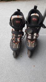 Skeelers (Velocity K2) maat 42,5 met knie en pols beschermer, Inline skates 4 wielen, Gebruikt, Ophalen of Verzenden, Heren