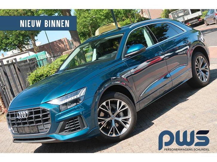 Audi Q8 55 TFSI e quattro Pro Line Plus Panodak / Led / Leer, Auto's, Audi, Bedrijf, Te koop, Q8, 4x4, ABS, Achteruitrijcamera