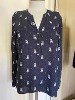 blouse Marie Lund 42 blauw/wit, Maat 42/44 (L), Verzenden, Blauw, Marie Lund