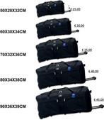 Royalty Rolls Extra Grote Wieltas - 90 cm - 130 liter - Reis, Wieltjes, 40 tot 60 cm, 30 cm of meer, Zwart