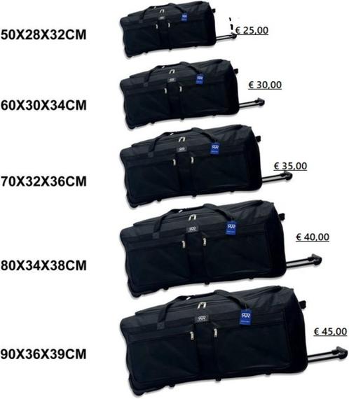 Royalty Rolls Extra Grote Wieltas - 90 cm - 130 liter - Reis, Sieraden, Tassen en Uiterlijk, Tassen | Reistassen en Weekendtassen