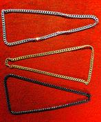 Cubaanse schakelketting kreefsluiting Lengte 60 cm  7x9 mm, Ophalen of Verzenden, Nieuw, Overige kleuren, Overige materialen