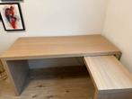 Ikea Malm bureau & Kinnarps bureaustoel, Ophalen, Gebruikt, Bruin, Bureaustoel