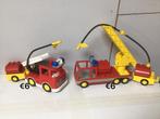 Duplo brandweer auto ladderwagen, Ophalen of Verzenden, Gebruikt, Duplo