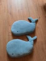 2 kussens dolfijnen, Ophalen, Zo goed als nieuw, Blauw, Vierkant