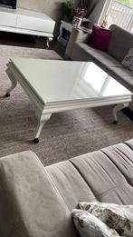 Witte hoogglans dressoir met salontafel, Huis en Inrichting, Tafels | Salontafels, Minder dan 50 cm, Gebruikt, Rechthoekig, Ophalen