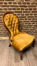 Oude breistoel, nucery chair, stoel, Antiek en Kunst, Ophalen