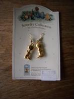 Disney Winnie the Pooh oorbellen aan ballon 2,5cm 24K Gold, Verzamelen, Disney, Ophalen of Verzenden, Winnie de Poeh of vrienden