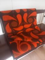 Heerlijke royale acryl deken in warme retro kleurtjes, Ophalen of Verzenden, Gebruikt