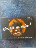 Diner cadeau kaart, Tickets en Kaartjes, Kortingen en Cadeaubonnen, Twee personen, Cadeaubon, Overige typen