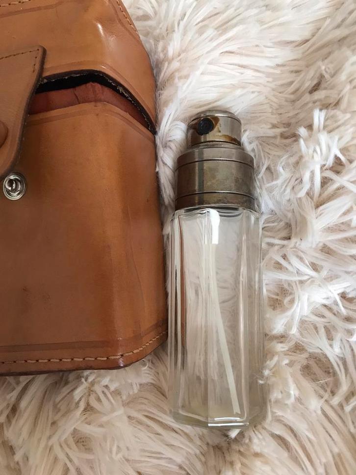 Etruscan Floretine leather series -Collectors natural spray, Verzamelen, Parfumverzamelingen, Zo goed als nieuw, Parfumfles, Ophalen of Verzenden