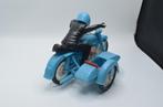 Groot oud plastic motor met zijspan witte velgen, Hobby en Vrije tijd, Modelauto's | Overige schalen, Gebruikt, -, -, Ophalen of Verzenden