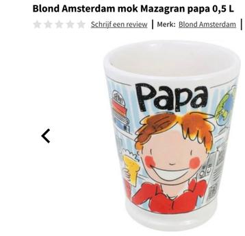 Blond Amsterdam nieuw grote mok 0,5 liter Papa nummer 1 beschikbaar voor biedingen