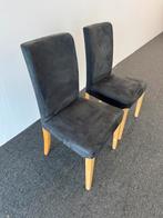 2 stoelen stof, Gebruikt, Twee, Zwart, Ophalen of Verzenden