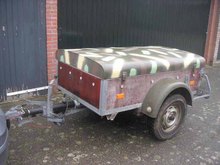 *** Dichte aanhanger met alu deksel en koprek Westfalia ***, Auto diversen, Aanhangers en Bagagewagens, Gebruikt, Ophalen