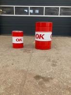 Stalen olievaten, Ophalen, Gebruikt, Vuurton