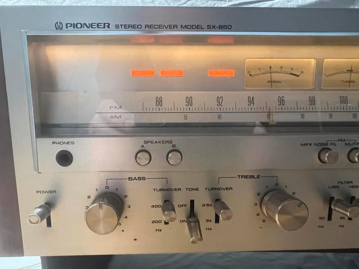 Pioneer SX-850 receiver, Audio, Tv en Foto, Versterkers en Receivers, Gebruikt, Stereo, 60 tot 120 watt, Pioneer, Ophalen of Verzenden