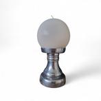 Messing  zilver metalen kandelaar - art deco, Ophalen of Verzenden