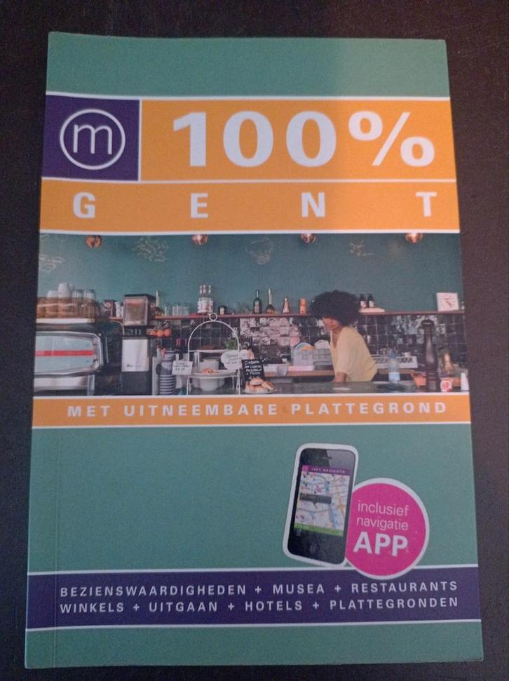 Annelies Ryckaert - 100% Gent, Boeken, Reisgidsen, Gelezen, Reisgids of -boek, Benelux, Overige merken, Budget, Ophalen