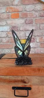 Leuke Tiffany Glas in Lood Vlinderlamp🌹NIEUW🌹, 1446dt, Nieuw, Ophalen of Verzenden, Glas