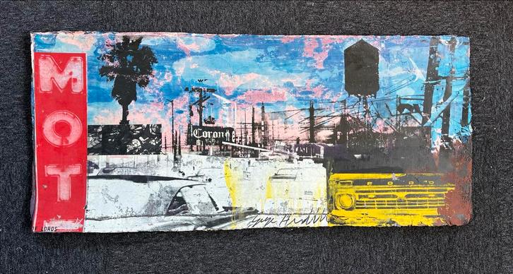 Georche Heidweiller - Mixed Media Kunstwerk, Antiek en Kunst, Kunst | Overige Kunst, Ophalen