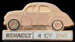 Renault 4 CV 1947 pin, Verzenden, Nieuw, Transport, Speldje of Pin