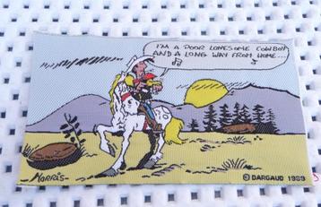LUCKY LUKE APPLICATIE , GEBORDUURD NIEUW DARGAUD 1989 beschikbaar voor biedingen
