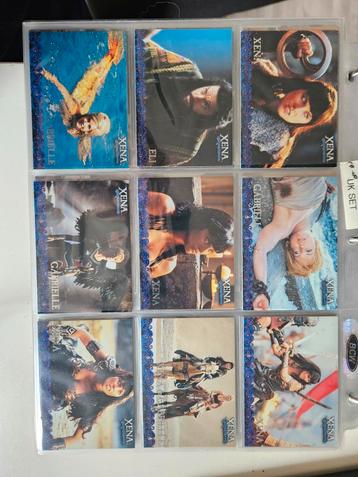 Xena warrior princes tradeing cards uk set plus autographs