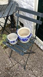Twee mooie keulse potten, Tuin en Terras, Bloempotten, Ophalen of Verzenden, Steen, Minder dan 40 cm