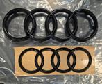 Originele zwarte Audi emblemen set (voor+achter) Audi A3, Verzenden