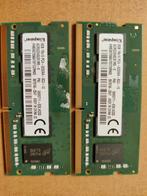16GB (2x8GB) DDR4 laptop ram geheugen., Computers en Software, RAM geheugen, Verzenden, DDR4, Zo goed als nieuw, Laptop