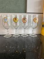 Grolsch glazen set van 4, Verzamelen, Biermerken, Ophalen, Zo goed als nieuw, Glas of Glazen, Grolsch