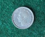 Groot Brittannie zilveren 3 pence 1937, Verzenden, Overige landen, Losse munt, Zilver