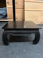 Oosterse salontafel donkerbruin 70x70x40, Huis en Inrichting, Gebruikt, Vierkant, Minder dan 50 cm, Overige houtsoorten