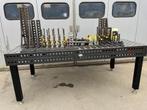 Siegmund lastafel 2400x1200 mm gat 28 typ 8.7 met toebehoren, Ophalen of Verzenden, Gebruikt, 150 tot 250 ampère, Tig