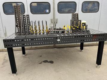 Siegmund lastafel 2400x1200 mm gat 28 typ 8.7 met toebehoren beschikbaar voor biedingen