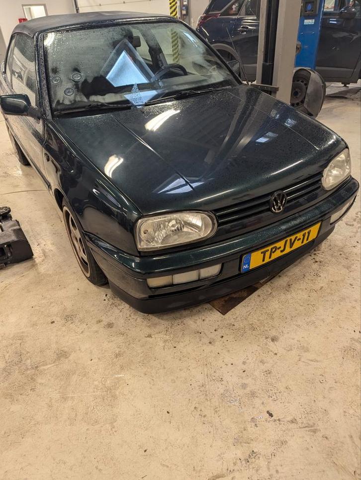 Volkswagen Golf V5 Cabriolet 1998 Groen, Auto's, Volkswagen, Particulier, Golf, Benzine, Cabriolet, Handgeschakeld, Origineel Nederlands