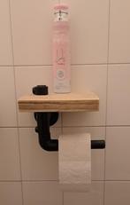 Toiletrolhouder industrieel met plankje nieuw, Ophalen of Verzenden, Nieuw
