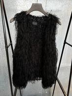 Gilet kiro by kim zwart one size fluffy, Ophalen of Verzenden, Zo goed als nieuw, Maat 38/40 (M), Zwart