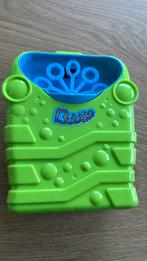 Bellenblaasmachine klein (ong 20 cm hoog) groen baluw, Ophalen of Verzenden, Zo goed als nieuw