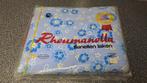 Vintage Rheumanella flanellen laken - tweepersoons nieuw, Blauw, Overige typen, Onbekend, Ophalen of Verzenden