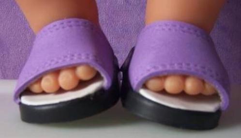 poppenkleertjes babypop born 43cm  (slippers), Kinderen en Baby's, Speelgoed | Poppen, Nieuw, Babypop, Ophalen of Verzenden